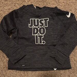Nike Kids Charcoal Just Do It Hoodie